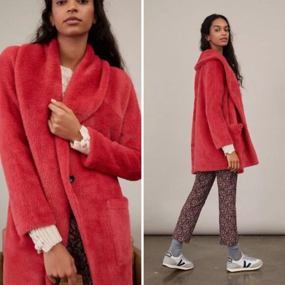 NWT Anthropologie x Sanctuary Elena Red Shawl Jacket | XL - Picture 1 of 7